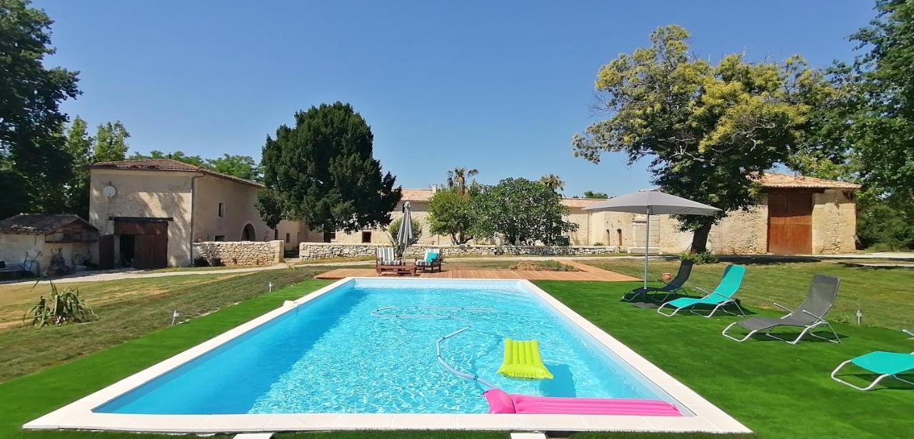 مبيت وإفطار Guillac  Domaine De Gaia, Piscine, Petanque, Ping Pong, Proche Saint-Emilion المظهر الخارجي الصورة