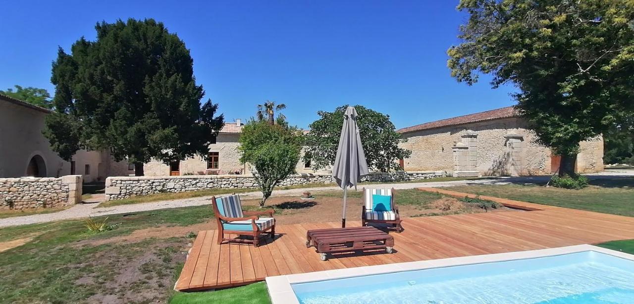 مبيت وإفطار Guillac  Domaine De Gaia, Piscine, Petanque, Ping Pong, Proche Saint-Emilion المظهر الخارجي الصورة